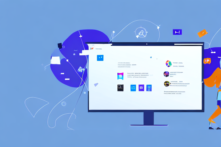 A computer screen displaying the microsoft teams interface with a gif being dragged and dropped into a chat window