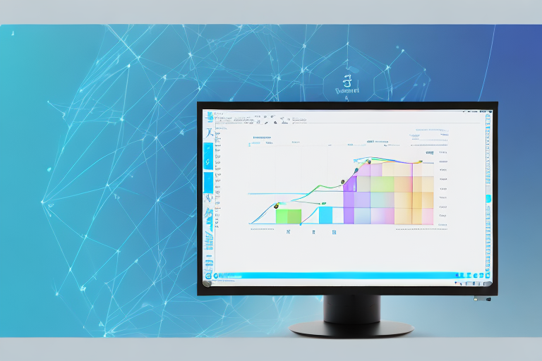 A computer monitor displaying windows 10 interface with a screenshot tool overlay capturing a specific area on the screen