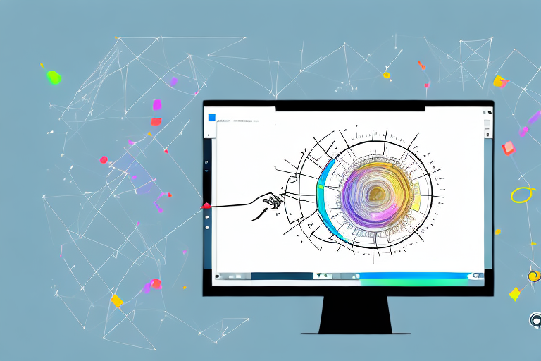 A computer screen displaying a screenshot being cropped