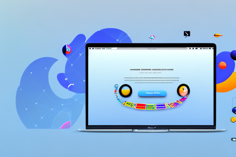 A mac computer with a screenshot tool interface displayed on the screen