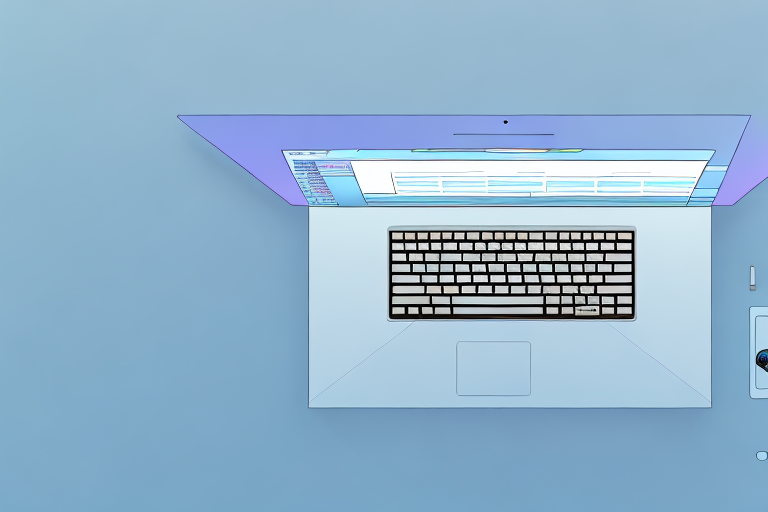 A mac computer with a windows keyboard attached