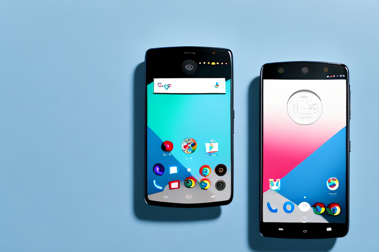 A motorola edge smartphone with a glowing screen