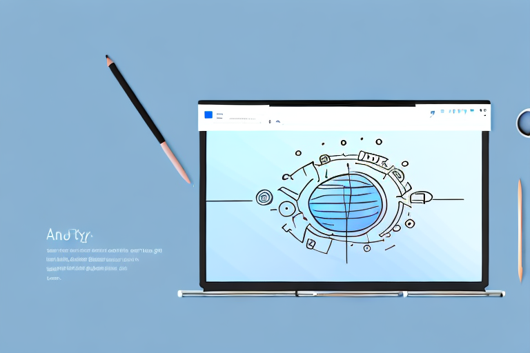 A computer screen with the snipping tool application open