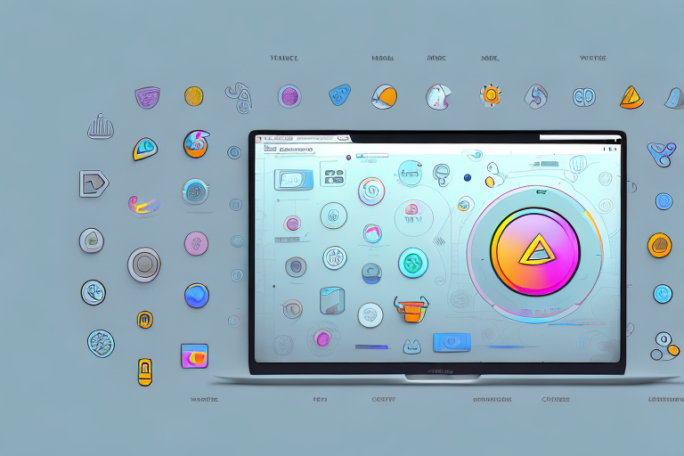 A mac computer with a screenshot tool interface displayed on the screen