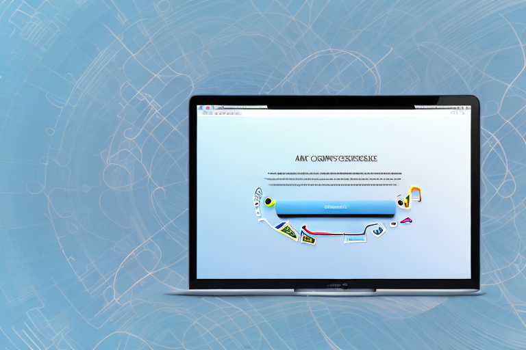 A mac computer with a screenshot image on the screen
