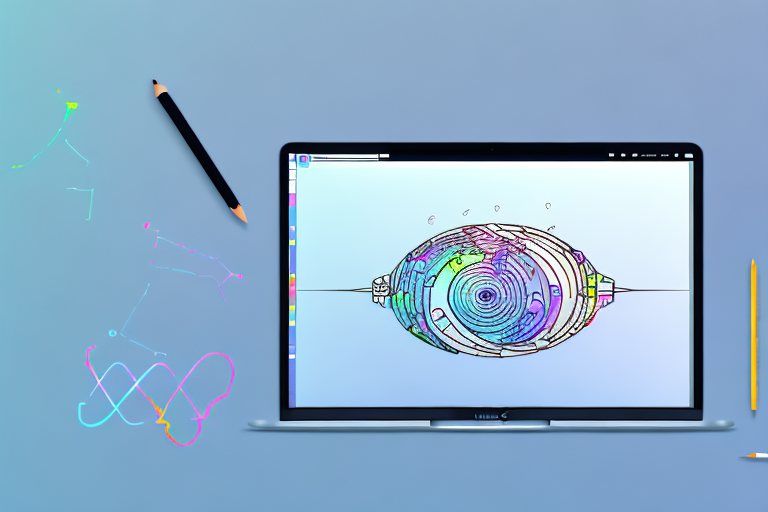 A mac computer with a screenshot image opened in a photo editing software