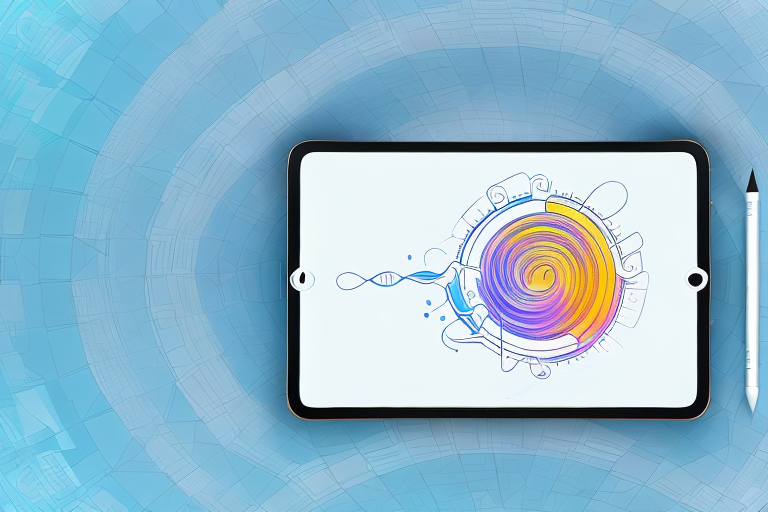 An ipad with the power button and the home button highlighted
