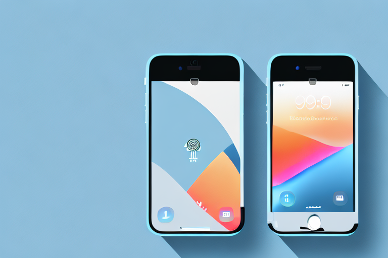 An iphone with the power button and volume up button highlighted