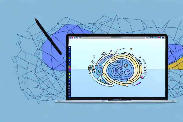 A mac computer with a screenshot being taken