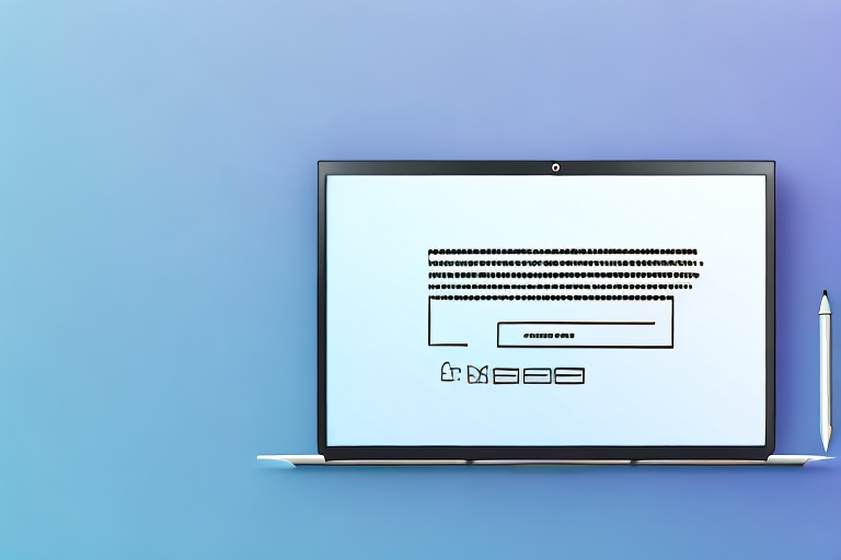 A laptop with a highlighted keyboard key indicating the screenshot command
