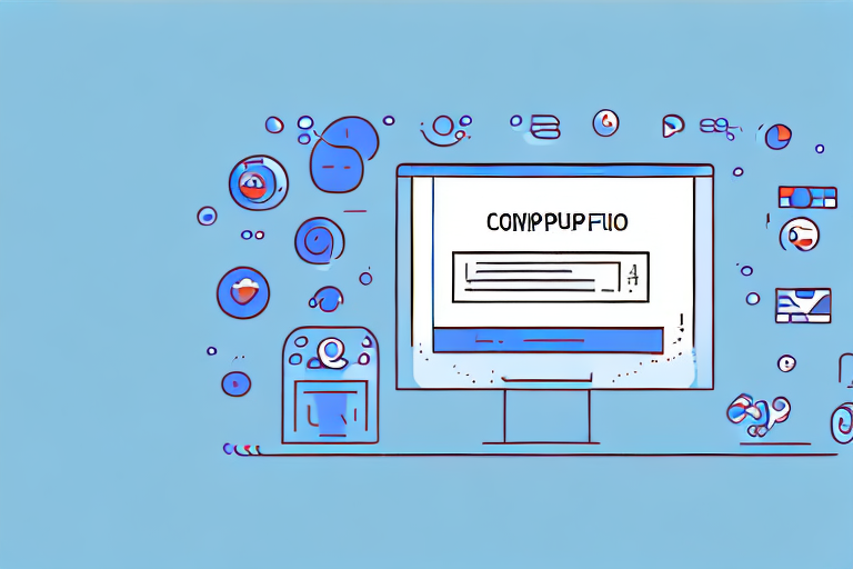 A computer screen with a camera icon indicating the screenshot function