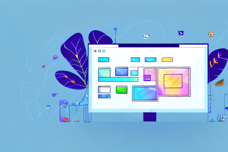 A computer screen displaying a selection box tool