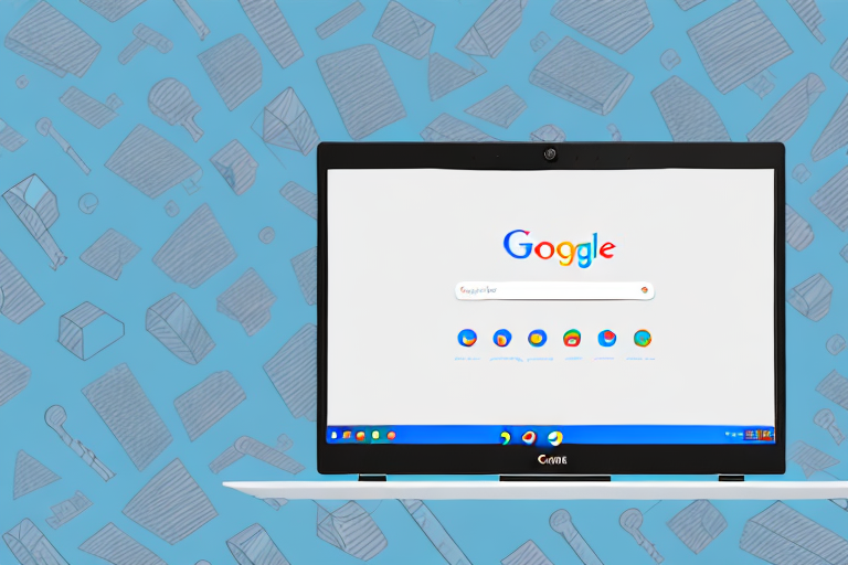 A chromebook with the keys for making a screenshot (ctrl + switch window) highlighted