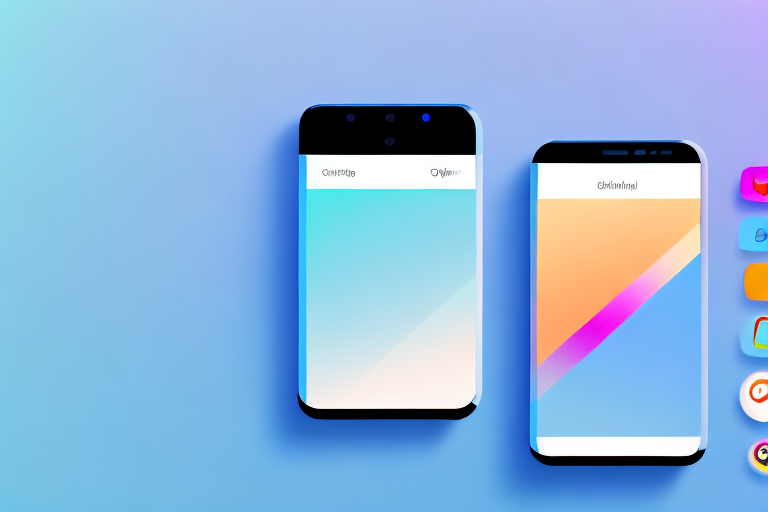 A smartphone displaying a vibrant and engaging app screenshot