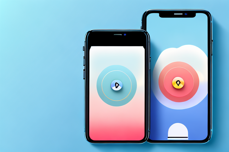 An iphone with the power and volume buttons highlighted