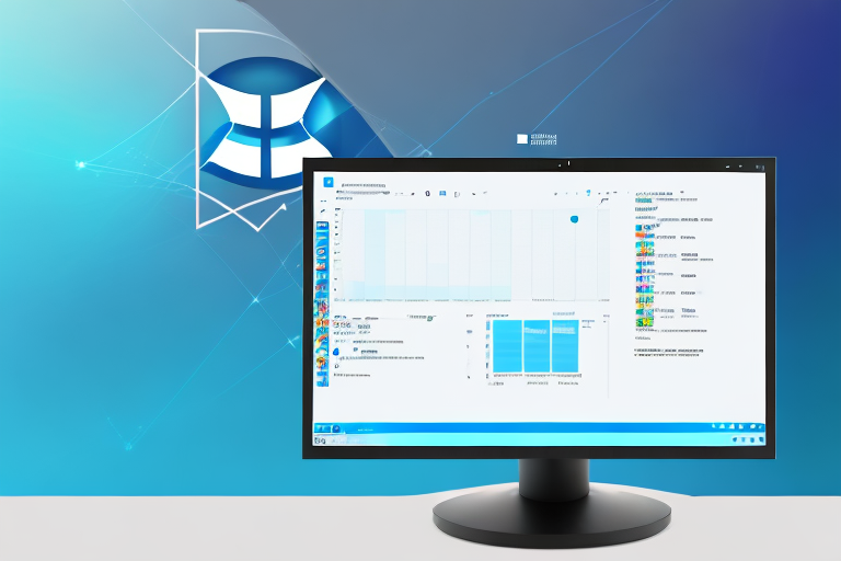 A computer monitor displaying the windows 11 interface