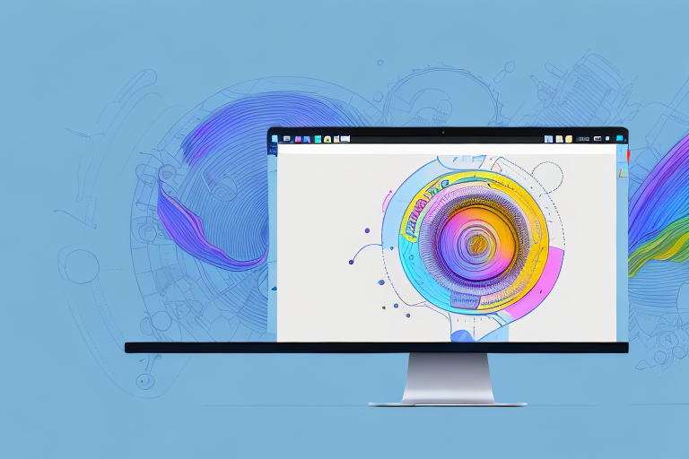 A mac computer screen displaying an open screenshot editing tool with various editing features highlighted