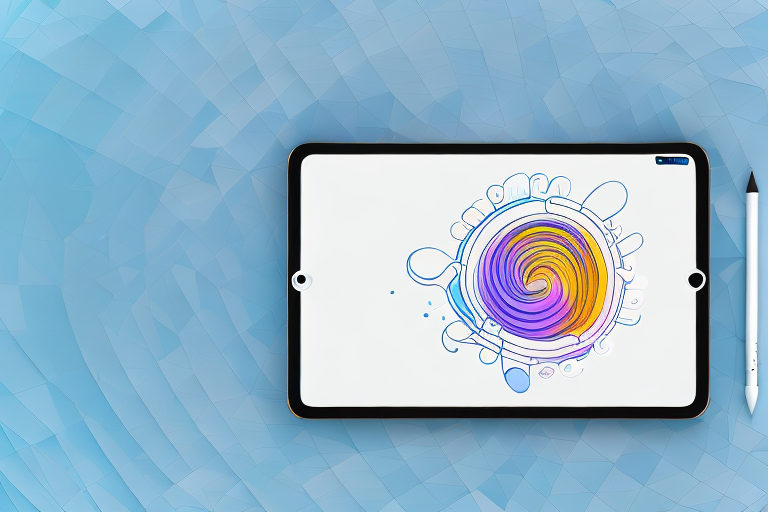 An ipad with the power button and the home button highlighted