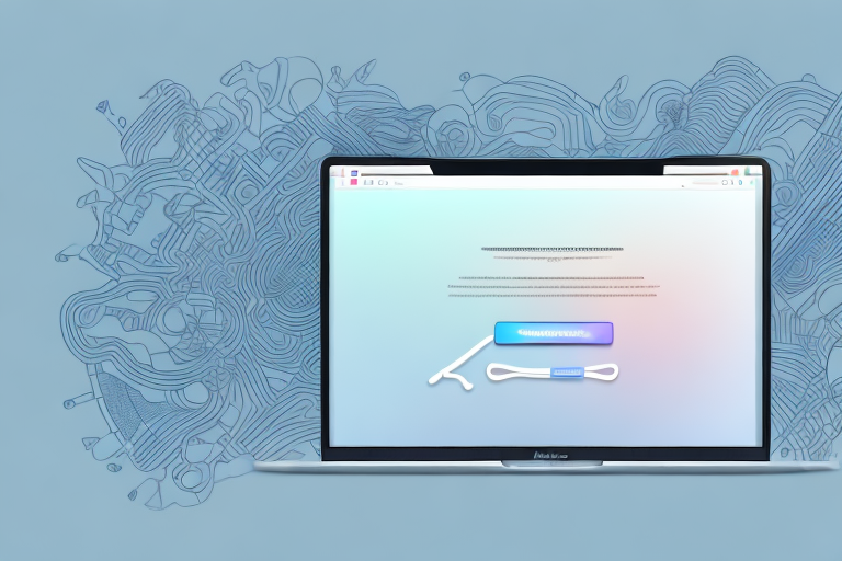 A mac computer with a screenshot image on the screen and a cropping tool highlighting a section of the screenshot