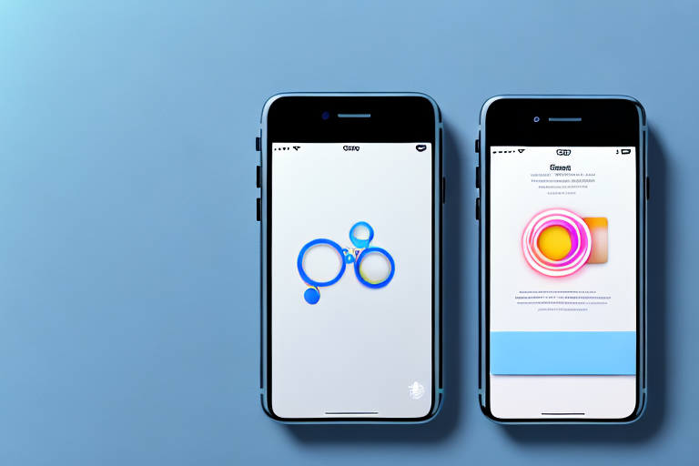An iphone displaying an editing app interface