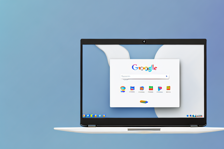 A chromebook laptop with a screenshot on the screen