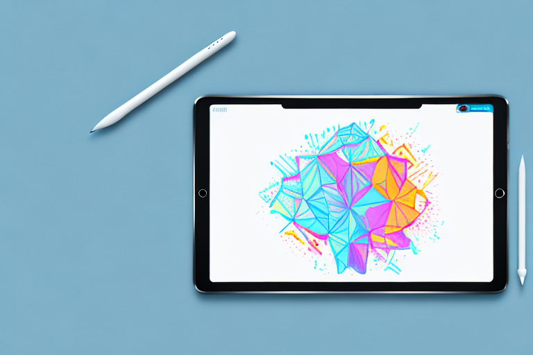 An ipad displaying a screenshot with cropping tools highlighted on its screen