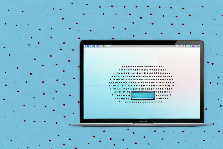 A mac computer with a screenshot on the screen