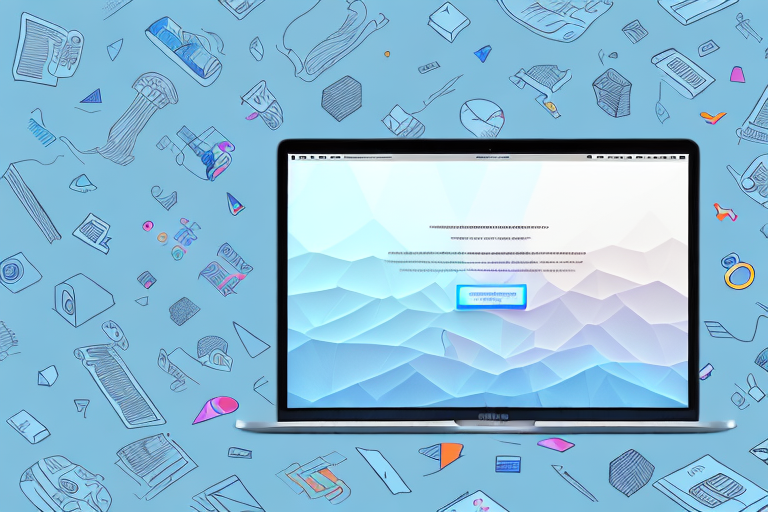 A mac computer with a screenshot tool interface on its screen