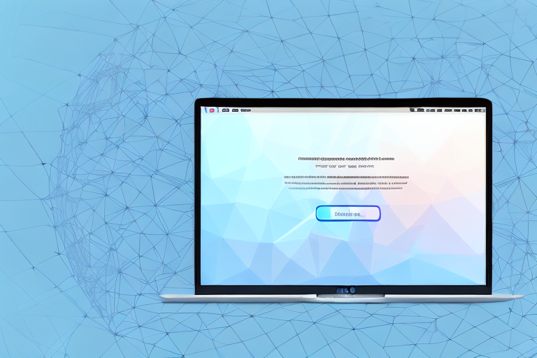 A mac computer with a screenshot on the screen