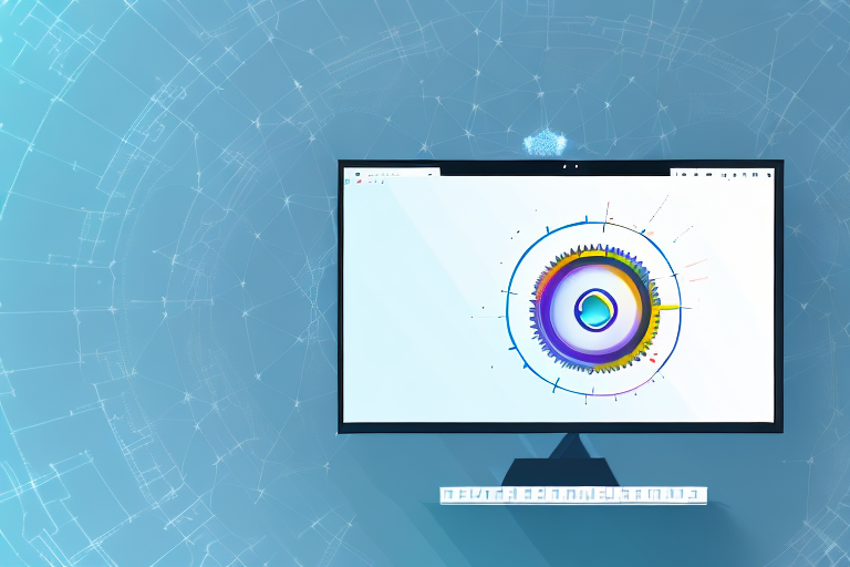 A computer screen displaying an uncropped screenshot with a cropping tool hovering over it