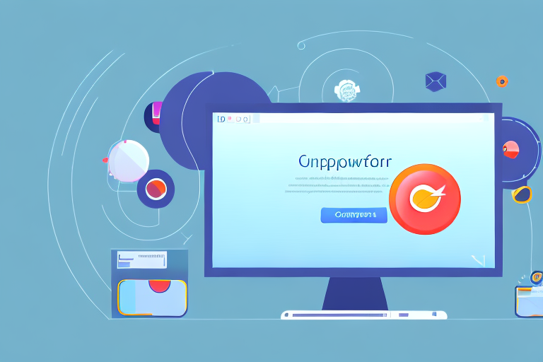 A computer screen showcasing a browser window