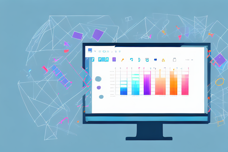 A computer screen displaying a screenshot image with various editing tools like crop