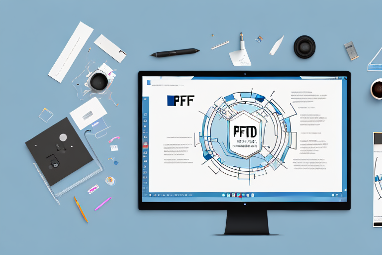 A computer screen displaying a pdf file with various screenshots