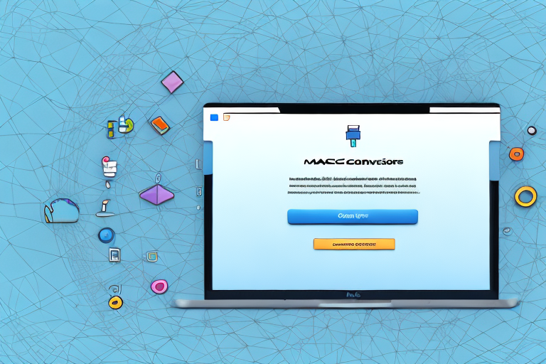 A mac computer with a screenshot image on the screen