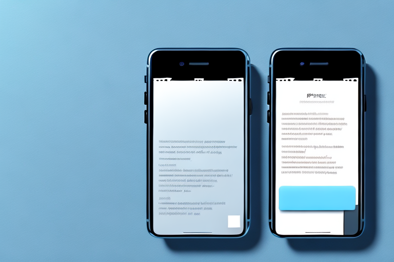 An iphone displaying a screenshot with a highlighted option of saving it as a pdf