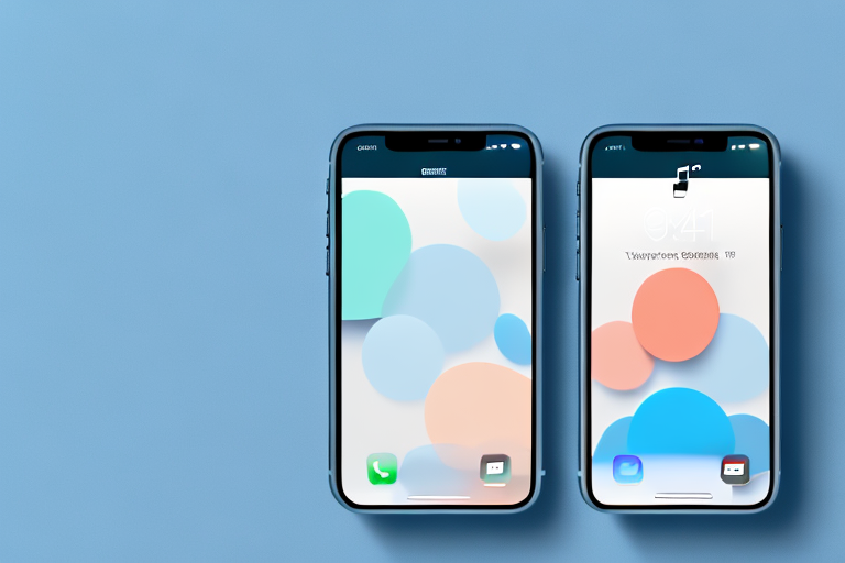 An iphone with a screenshot on the screen