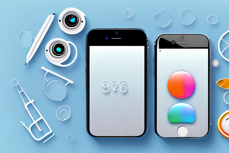 An iphone with the screenshot capture icons displayed on the screen