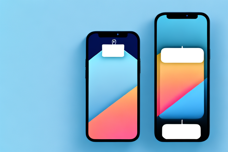 An iphone 12 displaying a vibrant screen