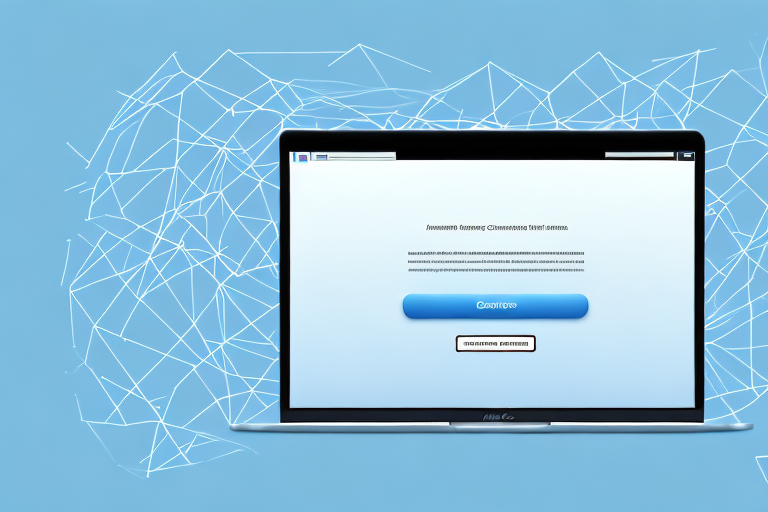 A mac computer with a screenshot image on the screen and a graphic representation of a link connected to it