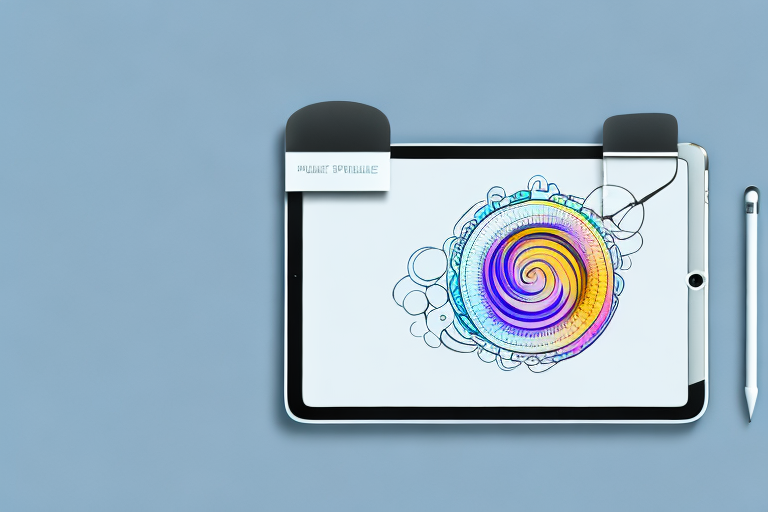 An ipad with the power button and home button highlighted
