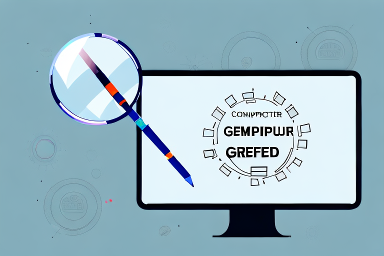 A computer screen displaying a blurry screenshot