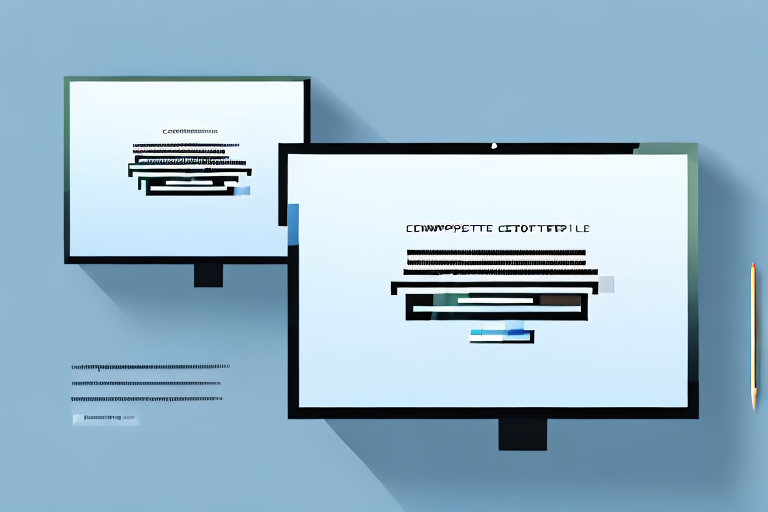 A computer screen showcasing a clear