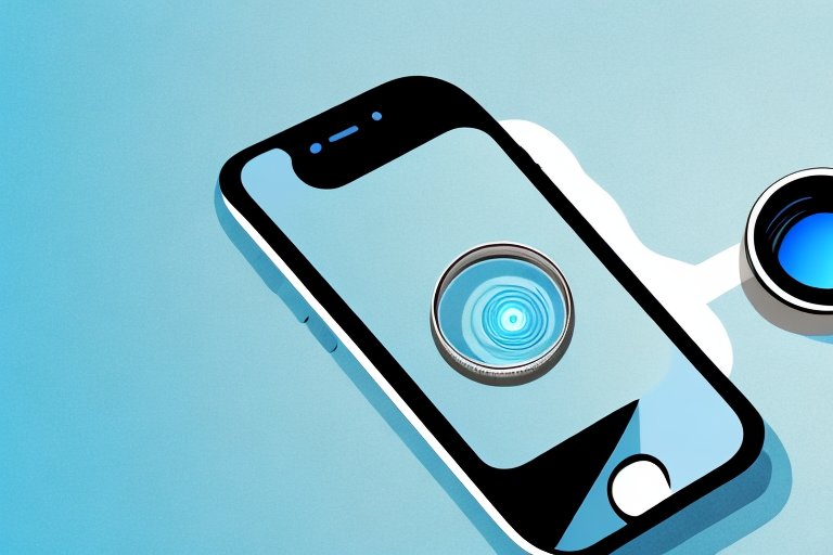 An iphone displaying a clear