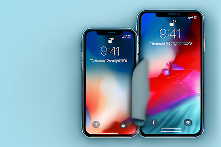 An iphone xr with the power button and volume up button highlighted