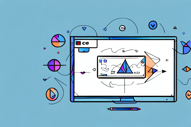 A computer screen displaying a screenshot snipping tool icon