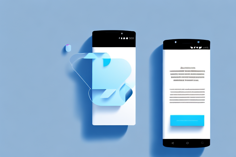 An android smartphone displaying a long screenshot of a webpage