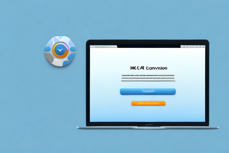 A mac computer with a screenshot image on the screen