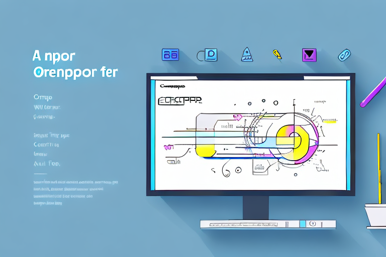 A computer screen displaying an open screenshot editing tool with various editing features like cropping