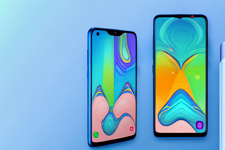 A samsung a53 smartphone with the power and volume down buttons highlighted