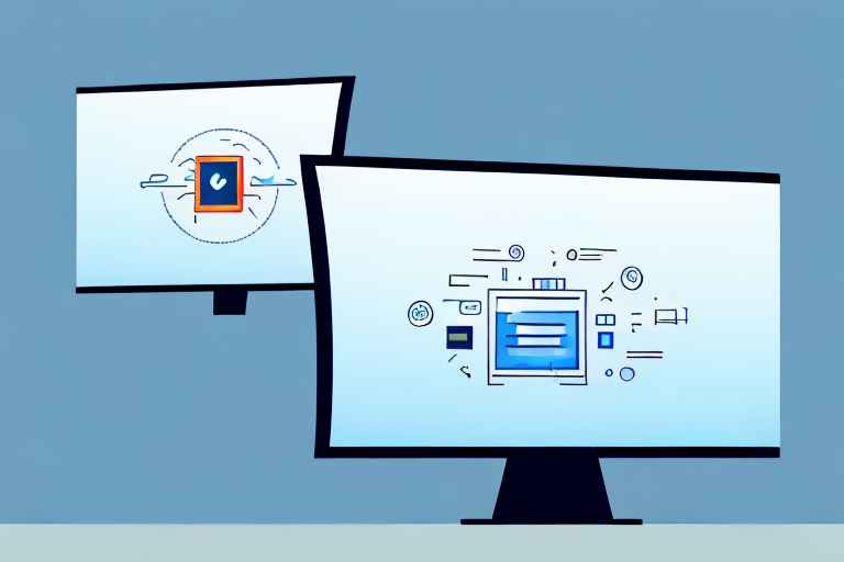 A computer screen displaying a large screenshot